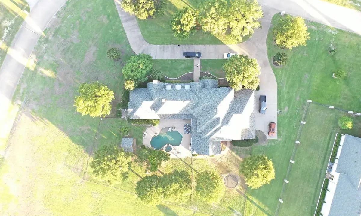 New shingle roof installation on a home in Cottage Grove